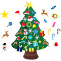 YM 2021 Xmas Decorations Ornament Felt Christmas Supplier Tree Decorated Kids Cutom Xmas Gift